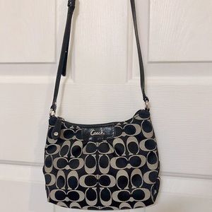 small black Coach purse